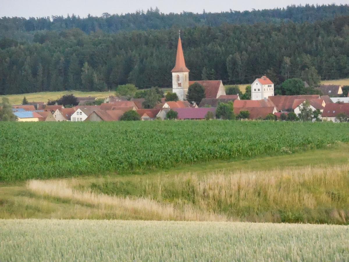 Pension "Der Sulzbachhof" Lehrberg Esterno foto